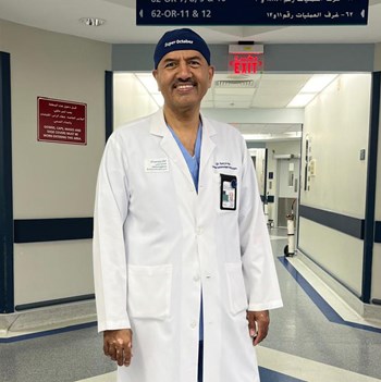 JHAH eye surgeon, Dr. Ramiz Al Hindi